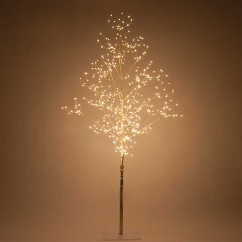 Gold Fairy Light Tree, Warm White LED