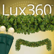 Sequoia Fir Prelit Commercial LED Holiday Garland, 50 Warm White D5 Lux360 TM Lights