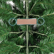 Oregon Fir Prelit Commercial LED Teardrop Holiday Greenery, Warm White Lights