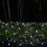 4' 6' 5mm Cool White SoftTwinkle 5mm LED Christmas Net Lights, 70 Lights on Green Wire