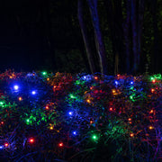 4' 6' 5mm Multicolor SoftTwinkle 5mm LED Christmas Net Lights, 70 Lights on Green Wire