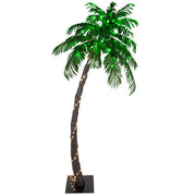 5' Curved LED Palm Tree
