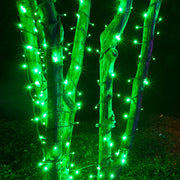 Kringle Traditions 5mm Green LED Christmas Lights, Green Wire, Balled Set