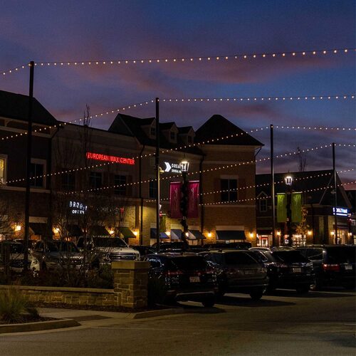 Warm White FlexFilament TM Shatterproof LED Patio String Light Set with G50 Bulbs on Black Wire, E12 Base