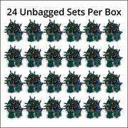 70 5mm Multi Color LED Christmas Lights, Green Wire, 4" Spacing, Contractor Pack
