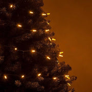 70 M5 Gold LED Lights, Green Wire, 4" Spacing