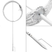 Blue LED Light Ball, Fold Flat White Frame