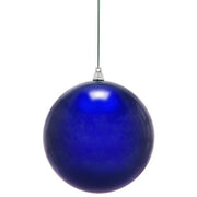 Shatterproof Blue Commercial Ornament, Candy Finish