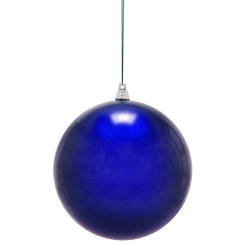 Shatterproof Blue Commercial Ornament, Candy Finish