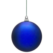 Shatterproof Blue Commercial Ornament, Matte Finish