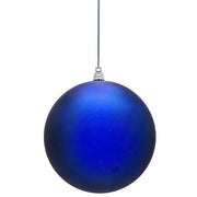 Shatterproof Blue Commercial Ornament, Matte Finish