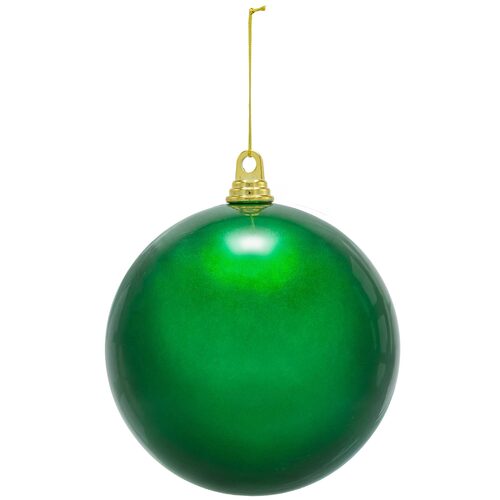 Shatterproof Green Commercial Ornament, Candy Finish
