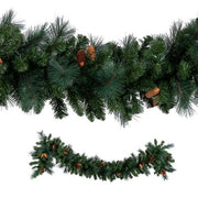 9' 14" Mixed Noble Commercial Unlit Holiday Garland