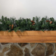 9' 14" Mixed Noble Commercial Unlit Holiday Garland