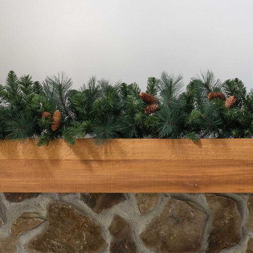 9' 14" Mixed Noble Commercial Unlit Holiday Garland