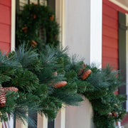 9' 14" Mixed Noble Commercial Unlit Holiday Garland