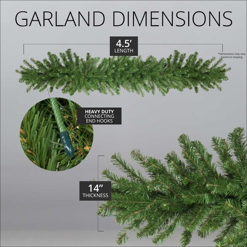 Olympia Pine Commercial Unlit Holiday Garland