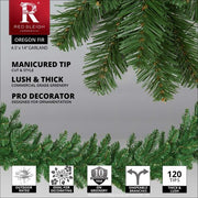 Oregon Fir Commercial Unlit Holiday Garland
