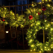 Oregon Fir Prelit Commercial LED Holiday Garland, Warm White Lights