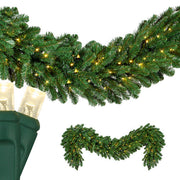 Oregon Fir Prelit Commercial LED Holiday Garland, Warm White Lights