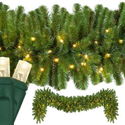 Sequoia Fir Prelit Commercial LED Holiday Garland, Warm White Lights