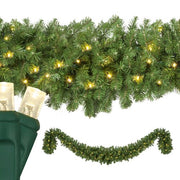 Olympia Pine Prelit Commercial LED Swag Holiday Garland, Warm White Lights