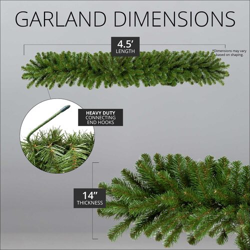 Sequoia Fir Commercial Unlit Holiday Garland