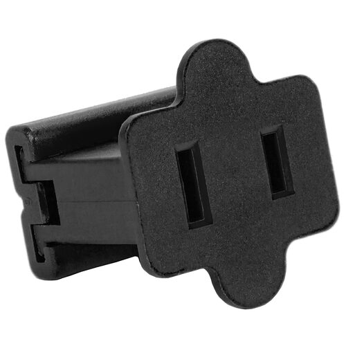 Black Polarized Female Zip Plug, SPT2
