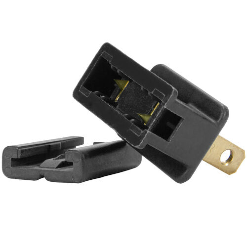 Black Polarized Male Zip Plug, SPT2
