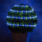 Blue, Cool White LED Rope Light, 18 ft