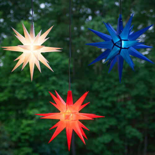 Blue LED Moravian Star