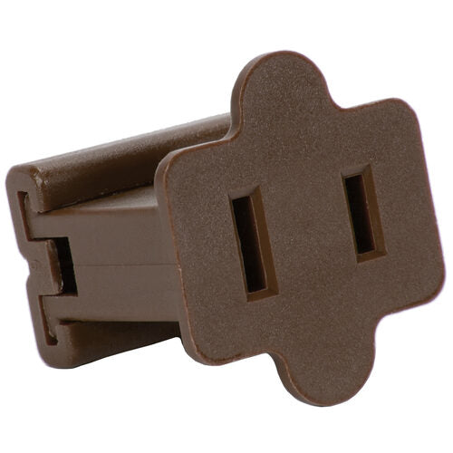 Brown Polarized Female Zip Plug, SPT1