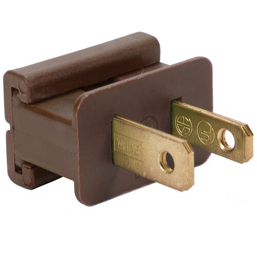Brown Polarized Male Zip Plug, SPT1