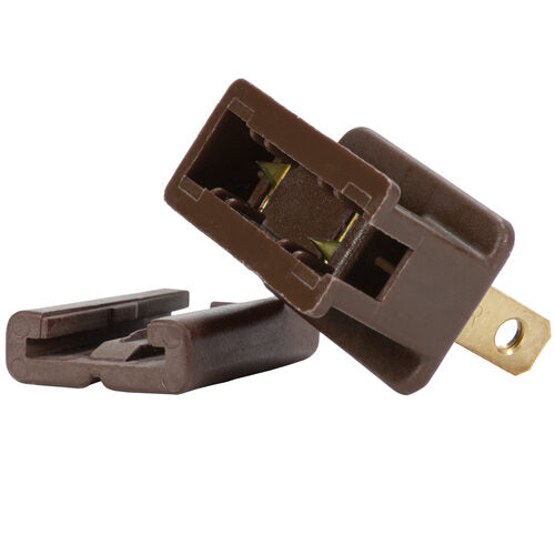 Brown Polarized Male Zip Plug, SPT1