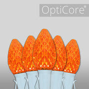 C7 Amber OptiCore Commercial LED Halloween Lights, Lights