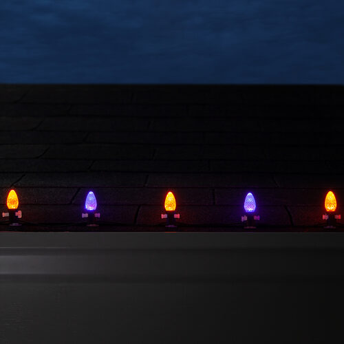 C7 Amber / Purple OptiCore Commercial LED Halloween Lights, Lights