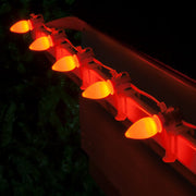 C7 Amber Smooth OptiCore Commercial LED Halloween Lights, Lights