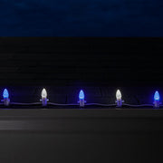 C7 Blue / Cool White OptiCore Commercial LED Christmas Lights, Lights