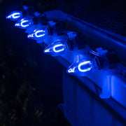 C7 Blue FlexFilament Shatterproof Vintage Commercial LED Christmas Lights, Lights