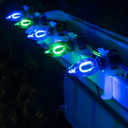 C7 Blue / Green FlexFilament Shatterproof Vintage Commercial LED Christmas Lights, Lights