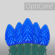 C7 Blue OptiCore Commercial LED Christmas Lights, Lights