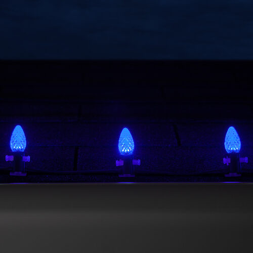 C7 Blue OptiCore Commercial LED Christmas Lights, Lights