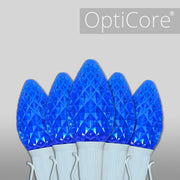 C7 Blue OptiCore Commercial LED Christmas Lights, Lights