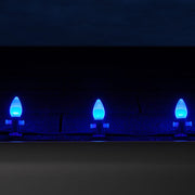 C7 Blue Smooth OptiCore Commercial LED Christmas Lights, Lights