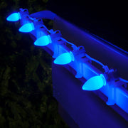 C7 Blue Smooth OptiCore Commercial LED Christmas Lights, Lights