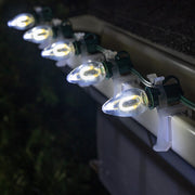 C7 Cool White FlexFilament Shatterproof Vintage Commercial LED Christmas Lights, Lights