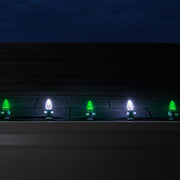 C7 Cool White / Green OptiCore Commercial LED Christmas Lights, Lights