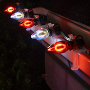 C7 Cool White / Red FlexFilament Shatterproof Vintage Commercial LED Christmas Lights, Lights