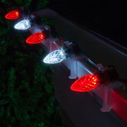 C7 Cool White / Red OptiCore Commercial LED Christmas Lights, Lights