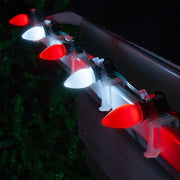 C7 Cool White / Red Smooth OptiCore Commercial LED Christmas Lights, Lights